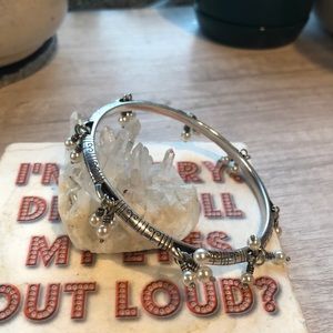 Silver Beaded Brighton Bracelet